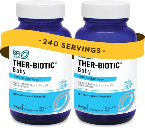Miniatura 10 de Klaire Labs SFI Health Ther-Biotic Baby - Probiótico para niños, bebés y niños pequeños - Apoyo al microbioma y al intestino - Polvo probiótico