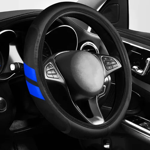 YOSRTER Funda de volante para Dodge Charger, Durango Challenger, Journey Ram, fundas de cuero transpirable antideslizante para volante de Dodge,