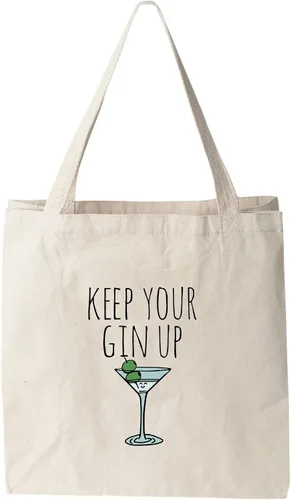 Miniatura 20 de Moonlight Makers 100% Cotton Canvas, Natural Tote Bag, Full-Color Tote, Funny Design - Beverage