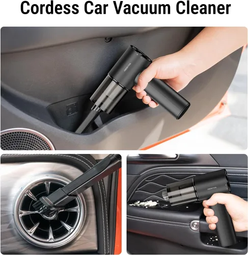 Miniatura 5 de REIKIYA Aspirador de coche portátil inalámbrico 14000PA soplador de aire comprimido 150000RPM soplador para limpieza de teclado y computadora