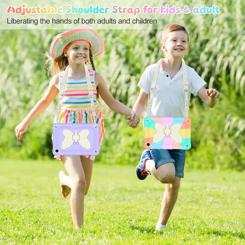 Miniatura 4 de HOGENL Funda para Samsung Galaxy Tab A9+/A9 Plus de 11 pulgadas 2023, funda protectora para tableta Galaxy Tab A9+ para niños y niñas con correa