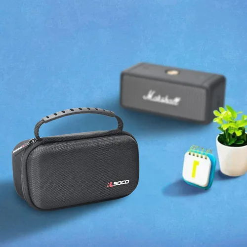 Miniatura 7 de RLSOCO Funda de transporte para altavoz Bluetooth portátil Marshall Emberton II/Emberton III/Emberton (solo funda)