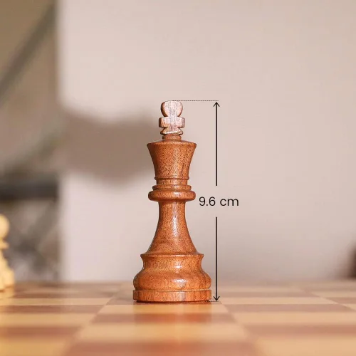 Miniatura 3 de Chessnut Tablero de ajedrez electrónico de tamaño profesional de torneo: tablero de 21.7 in, reconocimiento completo de piezas de madera