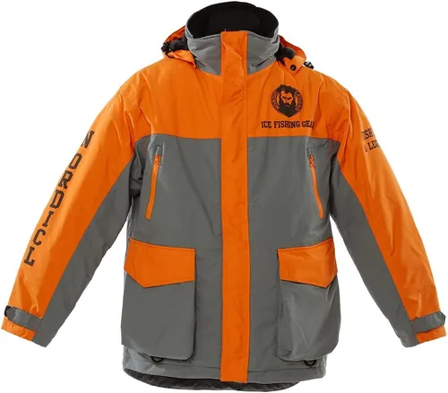 Miniatura 2 de Nordic Legend Aurora Series Traje de pesca en hielo, baberos y chaqueta aislados, equipo impermeable para pesca en hielo y motos de nieve