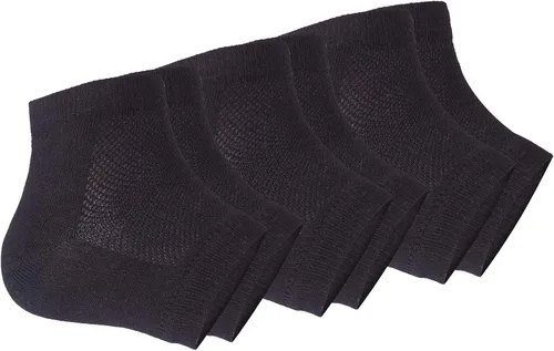 Calcetines de talón de gel hidratantes ventilados, 3 pares de calcetines de spa sin dedos para tratamiento de cuidado de pies, talones agrietados,