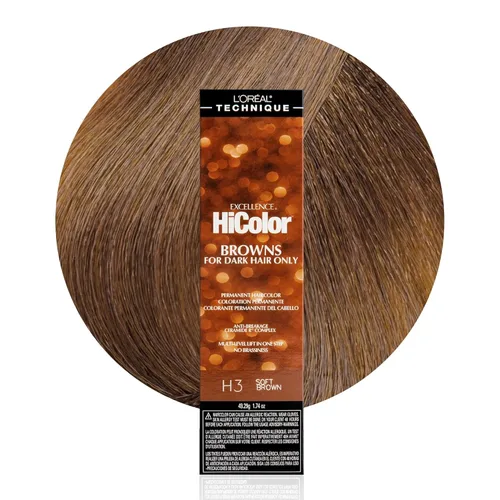 Miniatura 14 de L'Oréal Technique HiColor Browns & Blondes Permanent Hair Color - Lifts Dark Hair in One Step, No Brassiness, Rich, Smooth Creme Formula, Intense