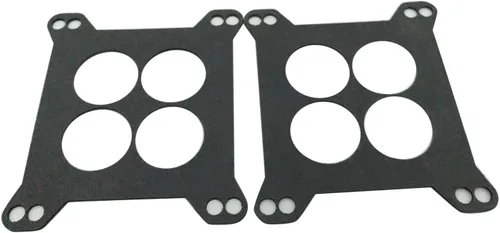 Miniatura 4 de 1 juego de espaciador fenólico SHLPDFM de 2 pulgadas, espaciador de carburador de aluminio para Edelbrock Holley Chevy Ford 4bbl SBC BBC Chevy V8