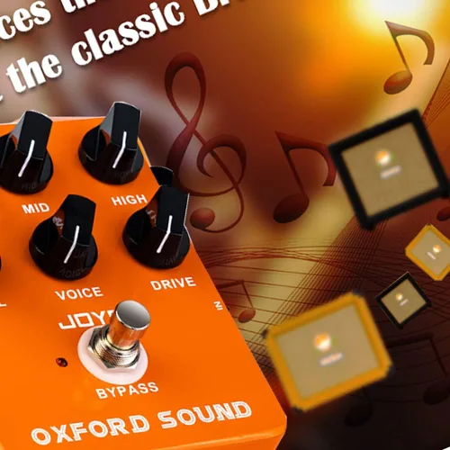 Miniatura 3 de JOYO JF-22 amplificador de pedal de sobremarcha simulador Pedal de distorsión y adaptador de fuente de alimentación de 9 V CC (800mA -1A)