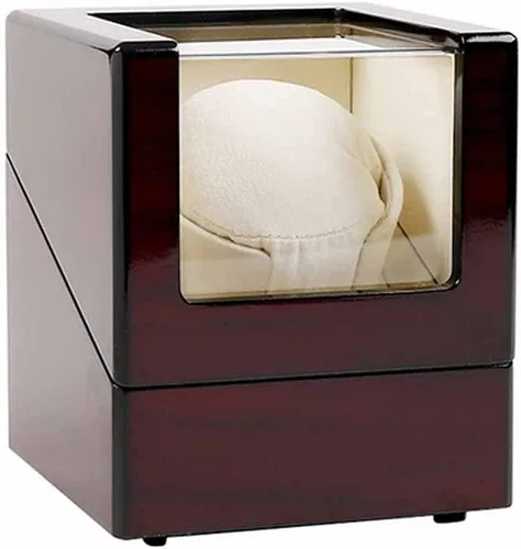 Miniatura 6 de OOCCO Storage Box Case Holder Watch Winder Board Wood Chain Motor Shaker Automatic Single Saint Finding Display