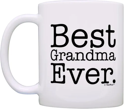 Miniatura 3 de Taza de café o té, regalo ideal para el día del padre, madre, abuela o abuelo , Blanco 11oz Grandma & Grandpa