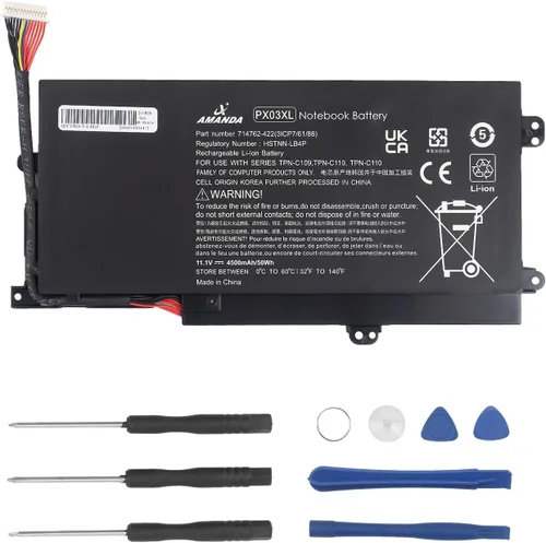 Miniatura 8 de Batería Amanda 42Wh YRDD6 1VX1H para Dell Inspiron 5482 5485 7586 3583 5491 5591 5481 3310 2 en 1 5593 5480 3493 3793 35822 5581 5584 5590 3584 5493