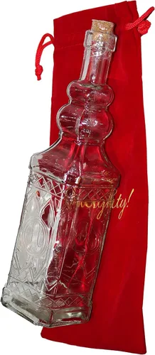 Miniatura 6 de K-Kraft Bolsas de regalo de terciopelo de Navidad, bolsas de regalo traviesas o agradables, 3 regalos o recuerdos reutilizables para fiestas