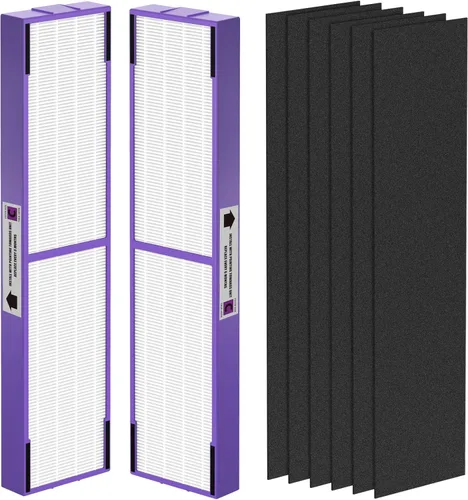 Paquete de 2 filtros de repuesto C True FLT5000 FLT5250PT FLT5111, compatibles con AC5000, AC5000E, AC5250PT, AC5350B, AC5350BCA, AC5350W, AC5300B,