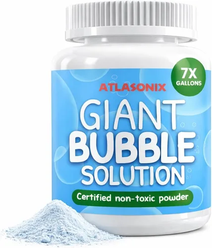 Miniatura 9 de Burbujas para niños - Burbuja Solución de burbujas gigantes, mezcla en polvo para burbujas que hace 1792 OZ (14 galones) - La solución en polvo