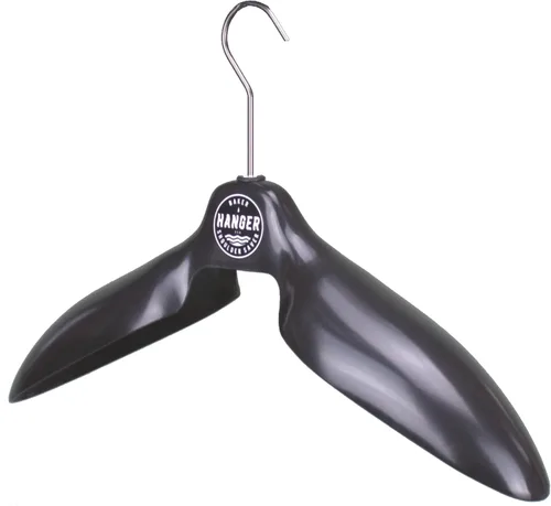 Miniatura 11 de Percha para colgar abrigos de parka «Shoulder Saver», fabricado en Estados Unidos, gancho giratorio de 6 pulgadas (azul)