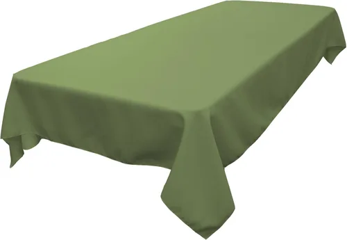 Miniatura 109 de LA Linen Mantel rectangular lavable de popelín de poliéster, resistente a las manchas y a las arrugas, cubierta de mesa 60x84, mantel de tela