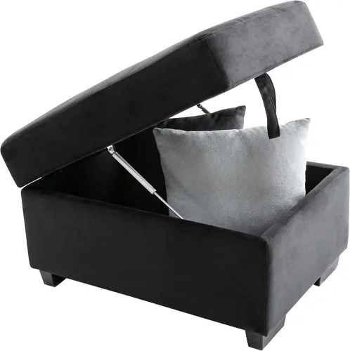 Miniatura 7 de LUMISOL Sofá cama modular reversible de 87 pulgadas de ancho, juego de muebles de sala de estar, sofá esquinero de 4 plazas con cama extraíble