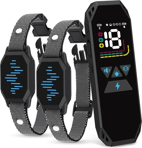 Miniatura 8 de Collar de entrenamiento para perros, collar de choque para perros con control remoto, 2500 pies y 4 modos de entrenamiento pitido, vibración, choque