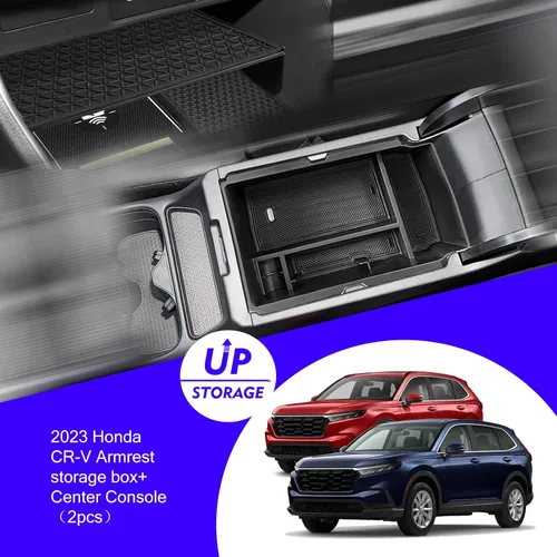 Miniatura 2 de 2 piezas 2024 2025 2026 Honda CR-V CRV CRV Accesorios híbridos Bandeja organizadora de consola central para Honda CR-V 2025 2024 2023 Organizador