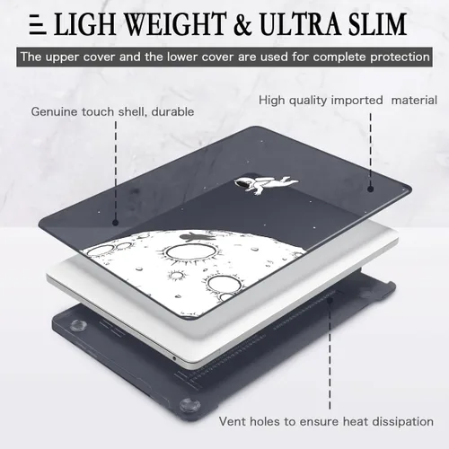 Miniatura 4 de CISSOOK Funda compatible con MacBook Pro de 16 pulgadas 2025 2024 2023 2022 2021 versión A3403 A3186 A2991 A2780 A2485, carcasa rígida para MacBook