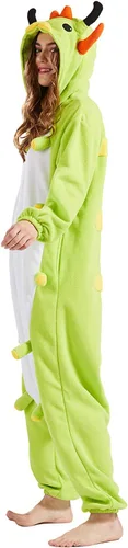 Miniatura 5 de DarkCom Pijama de una pieza de animal para mujer y hombre, disfraz de Halloween, ropa de dormir de Navidad