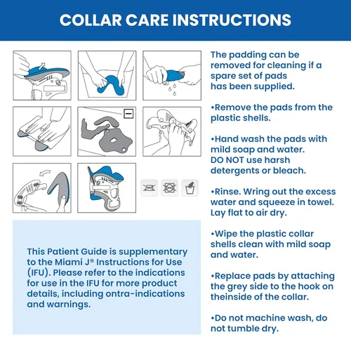 Miniatura 7 de Ossur Collar cervical Miami J - Alivia el dolor y la presión en la columna vertebral Inmovilizador de vértebras C-Spine Almohadillas