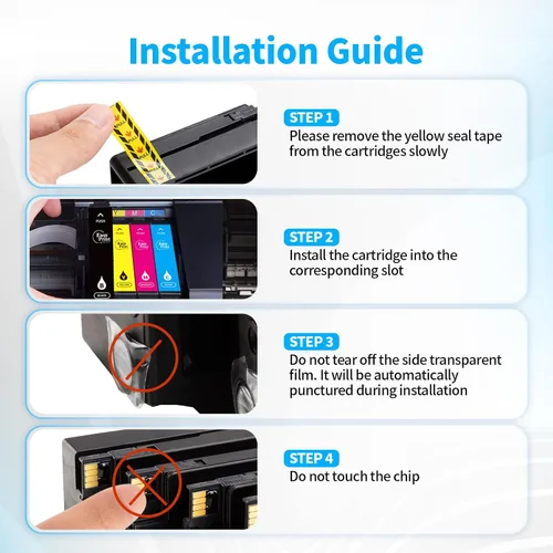 Miniatura 4 de EASYPRINT 950XL 951XL - Paquete combinado de cartuchos de tinta de repuesto para HP 950 951 cartucho de tinta compatible con HP OfficeJet Pro 8600