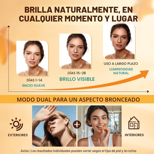 Miniatura 3 de Gomitas bronceadoras con astaxantina para mujeres y hombres Suplemento de bronceado sin sol con betacaroteno, licopeno, colágeno y vitaminas