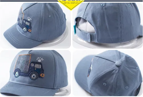 Miniatura 3 de UQ Gorros de béisbol ajustables de algodón para niños con diseño de estrellas