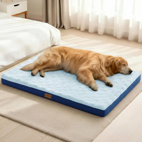 Miniatura 10 de Patas Lague Cama Ortopédica para Perros de Tamaño Grande 36''X24'', Impermeable Suave Cómoda de Espuma Egg Crate Camas Grandes para Mascotas