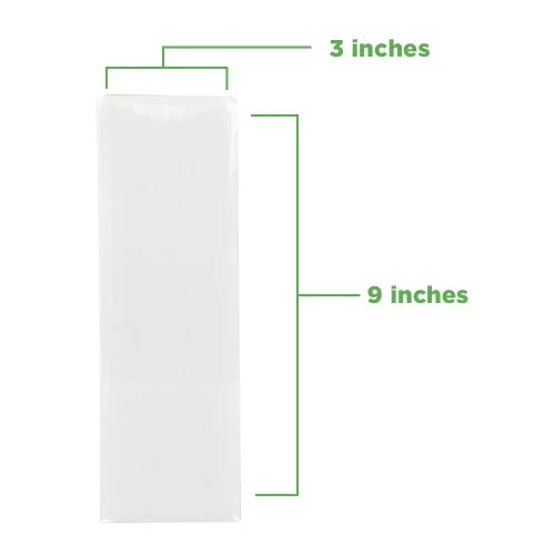 Miniatura 5 de Clean + Easy Tiras de cera de tela – Tiras de cera no tejidas para depilación, salón de belleza y uso en el hogar para cara, piernas y cuerpo, 3 x 9