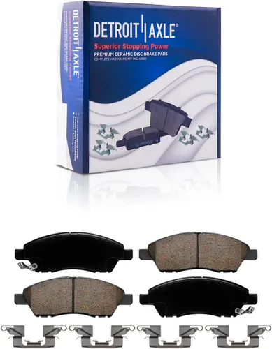 Miniatura 149 de Detroit Axle - Pastillas de freno traseras para Kia Sportage 2017-2022, Hyundai Tucson 2016-2021, pastillas de freno de cerámica 2018 2019 2020