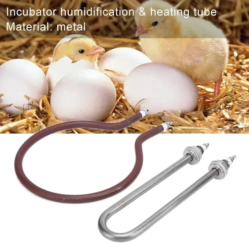 Miniatura 4 de Elemento calefactor del tubo del calentador de la incubadora, elemento calefactor de la incubadora de 200 W, accesorios de bobina del calentador