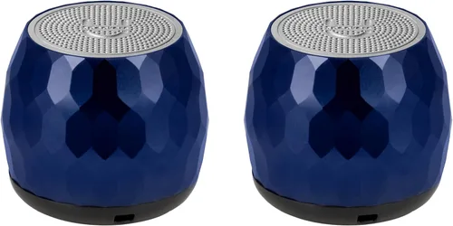 Miniatura 8 de Fashionit U Speakers - Paquete de 2 altavoces micro Bluetooth para computadora con altavoz a juego, micrófono integrado y control remoto