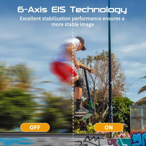Miniatura 3 de Apexcam M90 Cámara de Acción con Tarjeta de 64GB Cámara de Acción 4K60FPS 64MP WiFi EIS Estabilización de Imagen con Pantalla Táctil Cámara