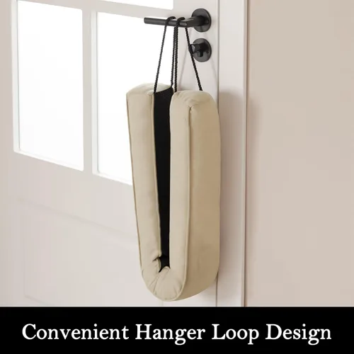 Miniatura 5 de Sunolga Paquete de 2 tapones de corriente de puerta de 36" bloquea el aire frío y caliente con cubierta lavable removible para espacios de hasta 3