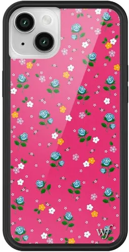 Miniatura 40 de Fundas Wildflower - Realización Par x Devon Lee Carlson, Compatible con Apple iPhone 13/14 Rojo, Ranas, Colaboración - Protector de goma negro