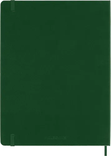 Miniatura 3 de Cuaderno Moleskine, extragrande, a rayas, verde mirto, tapa dura (7.5 x 9.75).