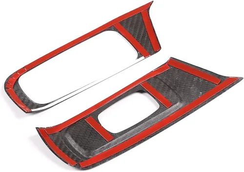 Miniatura 7 de Ajuste para Porsche 911 718 LHD 2013-2021 Accesorios interiores de fibra de carbono real para puerta de automóvil, panel de interruptor de control
