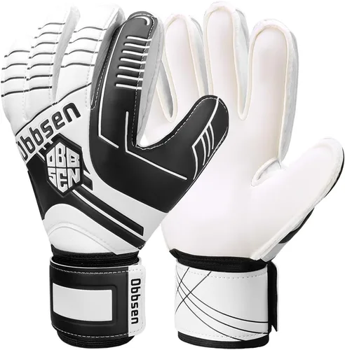 Miniatura 12 de Guantes de portero de fútbol con espinas para los dedos, guantes de portero de fútbol para niños, jóvenes y adultos, agarre fuerte antideslizante