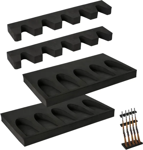 OCQOTAT Estante para Armas para Almacenamiento de Armas, Accesorio de Caja Fuerte para Armas para Rifles y Escopetas, Soporte para Armas en Gabinete