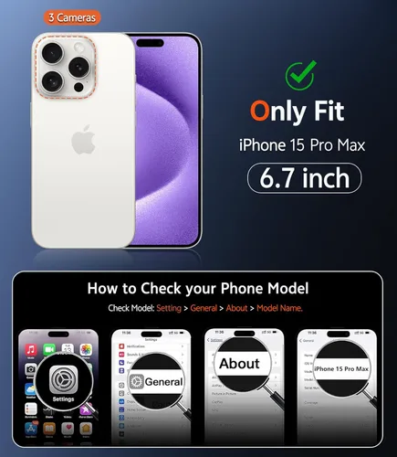 Miniatura 536 de FNTCASE Funda para iPhone 13 Pro-Max: Fundas magnéticas transparentes compatibles con Magsafe Slim anti amarillamiento protección contra caídas