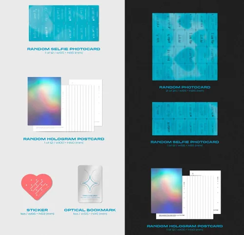 Miniatura 3 de El primer paso: Capítulo dos [Negro + Blanco Ver. Juego completo] (2º álbum individual) CD+Photobook+Póster+Beneficio Pre Pedido+Otros