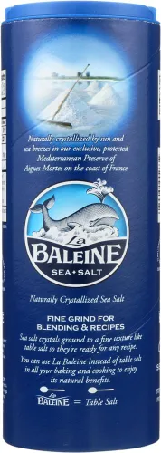 Miniatura 7 de La Baleine Sal de MarFine26,5ozCaso de 3