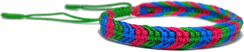 Miniatura 7 de LAMIBEE Pulsera tibetana con diseño de pansexualidad bisexual LGBT Proud Love Brazaletes de cuerda de amuleto y bohemio para mujeres y hombres