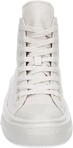Miniatura 3 de Converse Chuck Taylor All Star Move - Tenis deportivos unisex con plataforma alta, masilla pálidablanco