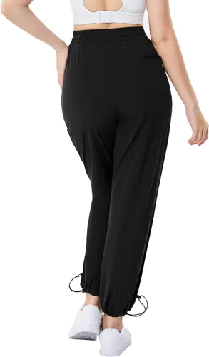 Miniatura 2 de KOJOOIN Womens Hiking Pants with Zipper Pockets, Lightweight Quick Dry Sunscreen Women Cargo Pants Shorts