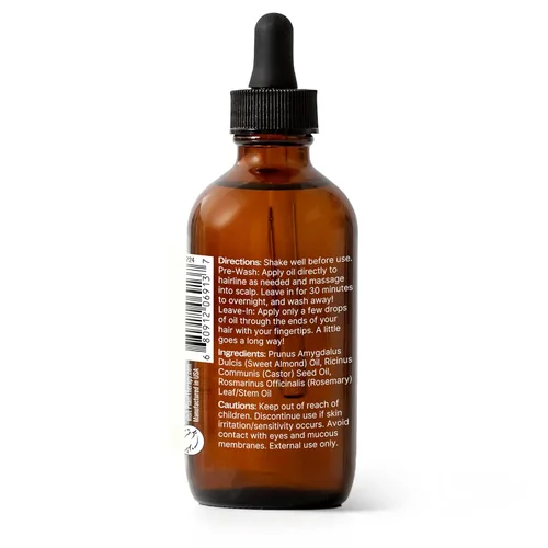 Miniatura 8 de Plant Therapy Aceite de romero y ricino - Tratamiento capilar de 4 onzas para el crecimiento, brillo, suavidad, cuero cabelludo saludable
