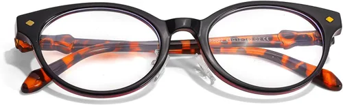 Miniatura 7 de IGnaef Gafas de bloqueo de luz azul para mujer, marco ovalado, gafas de luz azul para juegos, computadora, pantalla BL6216 C04 verdoso