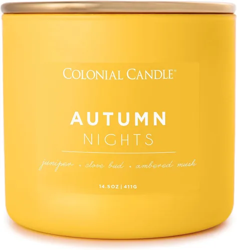 Miniatura 15 de Colonial Candle Winter Woods - Vela perfumada en frasco, colección Pop of Color, 3 mechas, verde, 14.5 onzas, hasta 60 horas de combustión
